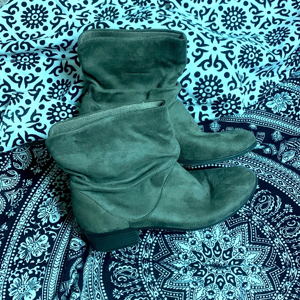 SODA - Faux suede, grayish / taupe ankle boots